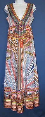 Designer OSHOPLIVE Women's M Bohemian Gypsy Medieval Fashion Long Dress New Tags • $112.50