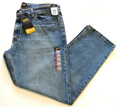 $28 • Buy Men's  Lee  Premium Faded Blue Denim (Fuel) Regular Fit Tapered Leg Jeans 