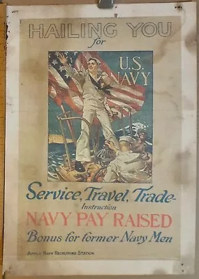 NAVY Recruiting Poster 14 X 20 Inches • $12.50