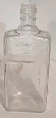 Vintage Lavoris Glass Mouthwash Medical Embossed Bottle 6.5  Tall Without Cap • $7.99