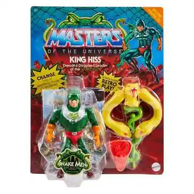 Masters Of The Universe Origins King Hiss Deluxe Action Figure MOTU • $89.95