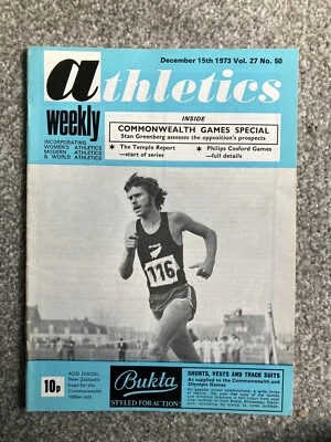 £6.99 • Buy ATHLETICS WEEKLY - 15th December  1973 - Commonwealth Games Special