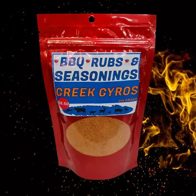 BBQ Rubs Greek Gyros Sprinkle BBQ Rub 200g • $7