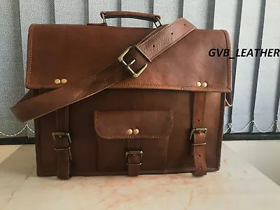 18  Men's Messenger Bag Leather Timeless Pouch Shoulder Business Laptop Bag • $70.44
