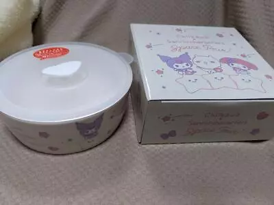 UNIQLO Chiikawa Sanrio Multi-range Bowl Tableware W/Lid Pink Collaboration • $49