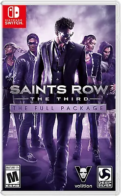 Saints Row The Third Full Package Nintendo Switch VideoGame Original UK Release • £23.99