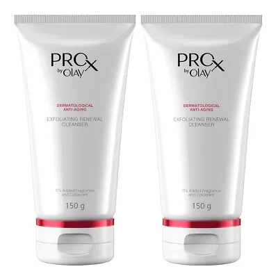 $28 • Buy 2x Olay 150g ProX Exfoliating Renewal Skin/Face Cleanser Daily Foam Facial Wash