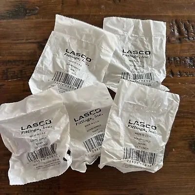 Lot Of 5 Lasco 1/2  X 1-1/8   PVC Nipple Schedule 80 • $11.75