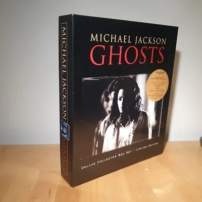 Michael Jackson - Ghost Limited Edition Delux Collectors Box Set Dvd Cd Vhs... • $161.69