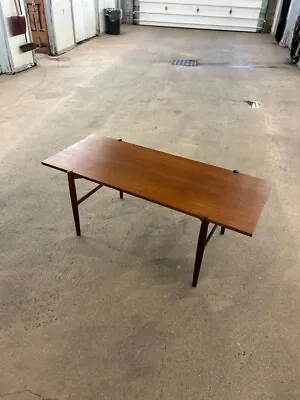 Vtg Mid Century Danish Modern Mcm Teak Coffee Table Furniture • $800