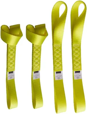 Soft Loop Tie Down Straps (4PK) Heavy Duty Motorcycle Tie Down Straps Loop Strap • $17.49