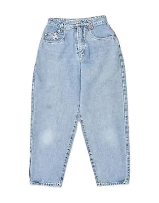 £12.19 • Buy MAC Womens High Waist Tapered Jeans EU 34 XS W24 L29 Blue Cotton BG05