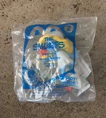 2011 McDonald's Happy Meal Smurf - #2 Smurfette Toy -2011 - NIP • $4.39