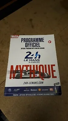 Le Mans 2016 Official Programme.  • £9