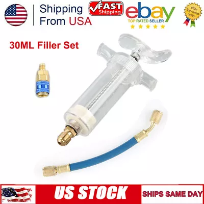 Auto 1Oz-R134A/R12/R22 A/C Air Conditioning Oil Injector Dye Injection Tool • $15.79