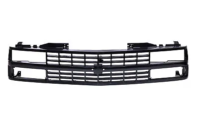 AM New Black Grille W/Insert Trim For 88-93 Chevy Pickup Dual Seal Beam Type • $78.84