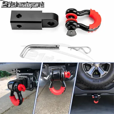 2'' Receiver Hitch D-Ring 3/4In Shackle Tow Hook For FJ Cruiser / Land Cruiser • $26.99