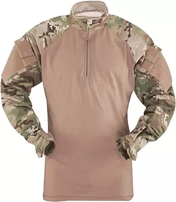 TRU-SPEC Men's Combat Shirt LARGE Brown/Multicam • $71.95