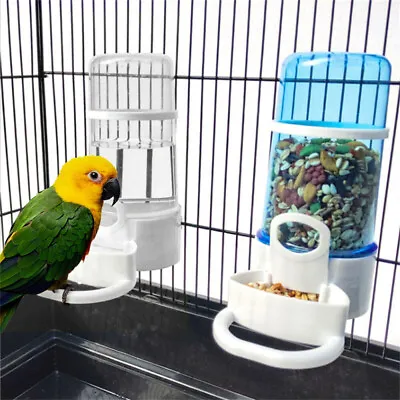 £7.19 • Buy New Birds Feeder Water Drinker Clipper Fountain For Cage Budgie Finch Cockatiel