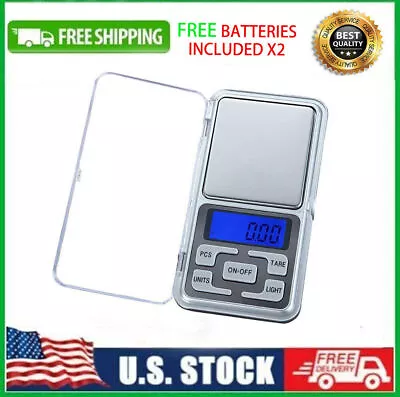 0.01g - 200g Gram Mini Digital LCD Balance Weight Pocket Jewelry Diamond Scale • $6.99