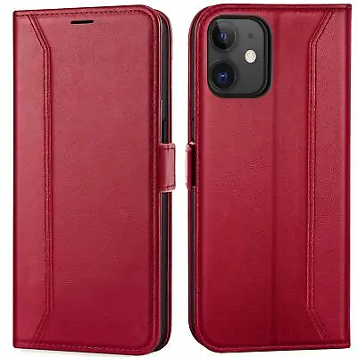 Flip Case For IPHONE 11 Rfid Protective Case Wallet Cover Book • £13.76