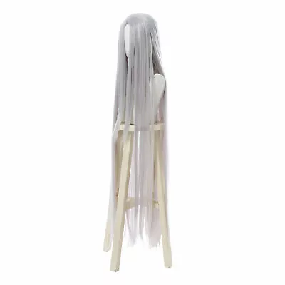 Cosplay Wig 120cm Long White Gray Cosplay Halloween Wig  • $24.06