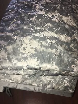 $39 • Buy USGI Military Wet Weather Poncho Liner Woobie Blanket ACU Digital NEW/Free Ship