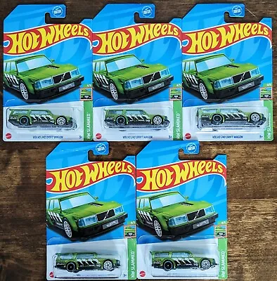 Lot Of (5) New 2023 Hot Wheels Volvo 240 Drift Wagon - #245/250 - Not TH Or STH • $20