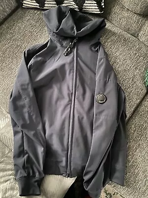 CP Company Hooded Navy Shell-R Jacket Medium. Size 52 • £145