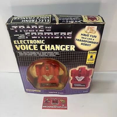 Vintage G1 Transformers Original 1984 Electronic Voice Changer Tested And Works! • $59.99