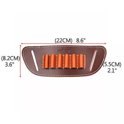 Leather 308Win 30-06 Ammo Belt Band Slide Bullets Holder Cartridge Carry Hunting • $20.69