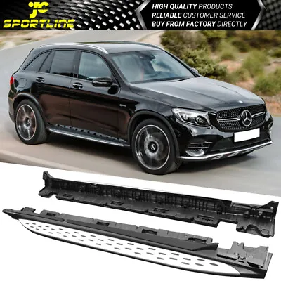 Fits 16-22 Mercedes GLC X253 Side Step Nerf Bars Running Boards OE Style • $183.99