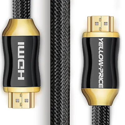 4K UHD High Speed 2.0b HDMI Cable| 3D +HDR +2160p +ARC +18Gbps HDTV Lead 1m-15m • $17.09