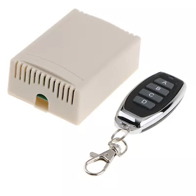 433Mhz Wireless RF Switch Long Range DC 12V 4 Channel Wireless Remote Control • £10.60