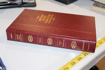 Matthew Henry's Commentary Bible Volume 1 HB • $5