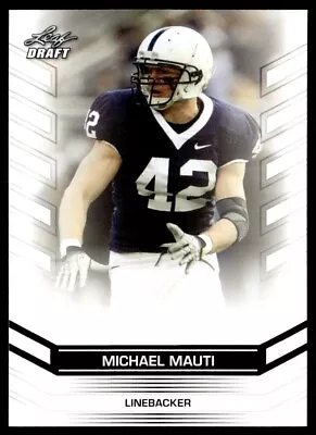 2013 Leaf Draft Michael Mauti Penn State Nittany Lions #97 • $2.09