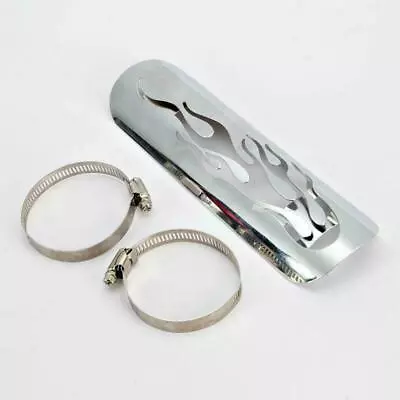 $16.99 • Buy 9  Flame Exhaust Muffler Heat Shield For Yamaha V-Star XVS 250 650 950 1100 1300
