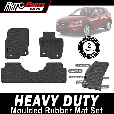 Heavy Duty Rubber Floor Mats For Mazda CX-5 KE 2012 2013 2014 2015 2016 2017 • $89.99