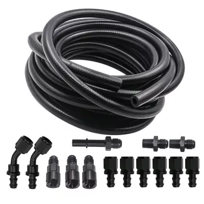 25Ft 3/8 Complete LS SWAP 6AN Injection Fuel Line Kit Hose Fitting EFI Adapter • $62.99