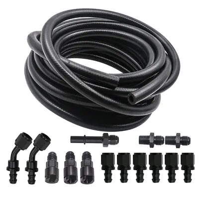 25Ft 3/8'' LS Fuel Injection Line Kit Complete Conversion Fitting Adapter EFI FI • $84.27