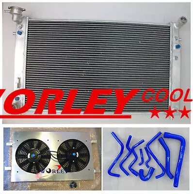 Aluminum Radiator& Shroud& Fan& Hose For COMMODORE VT-VX 3.8 V6 L67 Supercharged • $280