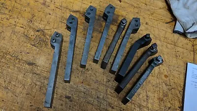 9 Assorted Metal Lathe Lantern Tool Post Bit Holders Armstrong Jh Williams Set5 • $119