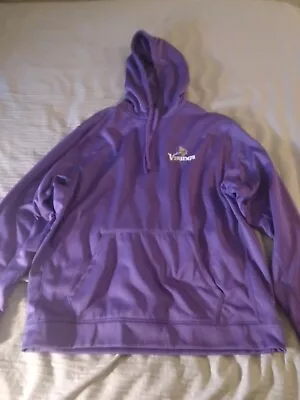 Dunbrooke Minnesota Vikings Hoodie Hooded Purple Pullover Jacket Size XL • $4.99