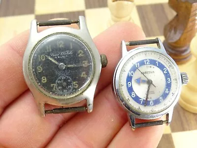 Roa Watch & Pratina Vintage 28mm Manual Wind Wristwatch Head X 2 • $6.30