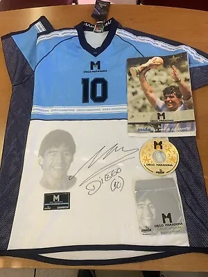 MARADONA Hand Signed Whit Certificate Authenticity • $3500