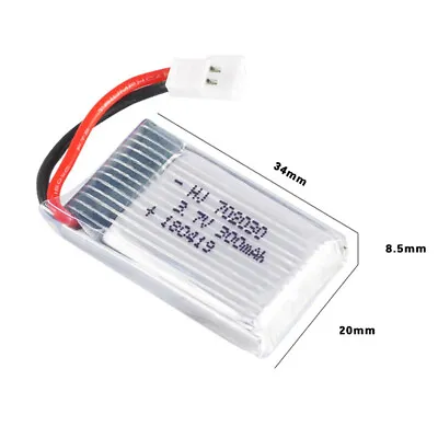 3.7V 702030 300mAh 20C Rechargeable Lipo Battery For RC Drone Helicopter Quad • $7.99