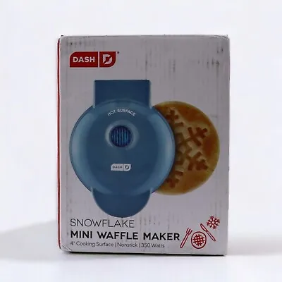 Dash Snowflake Mini 4” Non-Stick Waffle Maker • $15.99