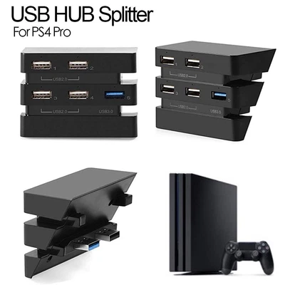 $19.75 • Buy 5 Port USB 3.0 Host USB Expander Adapter USB HUB Splitter Charger For PS4 Pro