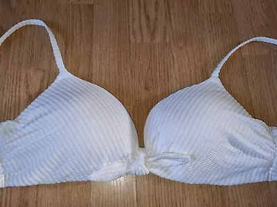 Gorgeous White H&M Push-up Bikini Top Size 36C • $5.04