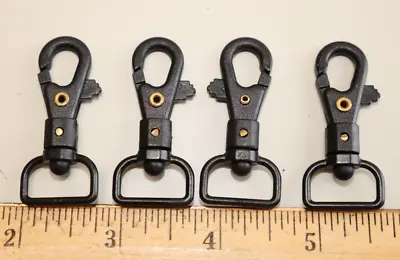 Lot Of 4 Of Camera Strap Quick Release Disconnect Mini Carabiner Snap Swivels • $8.99